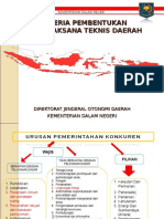 Kriteria Pembentukan Upt - 28 April