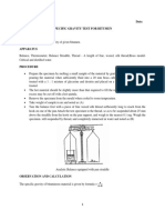 Test On Bitumen