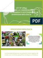 Ley de Conservación y Aprovechamiento Sostenible de La Diversidad Biologica