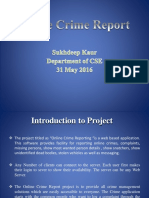 Crime Report Management System