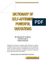 Dictionary of Self Affirming Powerful Quotations PDF