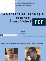 O Conceito de Tecnologia Segundo Álvaro Viera Pinto