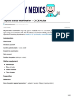 Thyroid Status Examination OSCE Guide