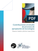 Contribuciones Al Estudio de Procesos de Apropiación de Tecnologías Cabello y López Eds