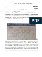 A REPORT ON TRIP TO 132/33Kv GRID SUBSTATION