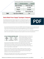 Switch Mode Power Supply Topologies Compared - Wurth Electronics Midcom