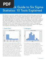 Quick Guide To Six Sigma Statistics