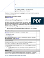 Visitor Visa (Subclass 600) - Tourist Stream Application Document Checklist