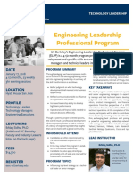 Engineering Leadership Professional Program