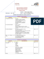 Estudios Sociales - Temario I Quimestre de 8º Año EGB - A, B y C