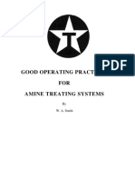 Good Operating Practices For Amine Treating Systems