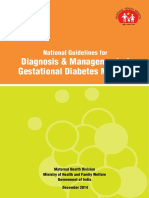 National Guidelines For Diagnosis & Management of Gestational Diabetes Mellitus