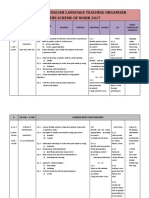 KSSM Form 1 English Language Teaching Organiser The Scheme of Work 2017