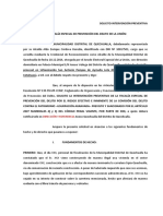 Modelo de Intervención Preventiva Del Ministerio Público Por La Comisión Del Delito de Usurpación