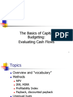 The Basics of Capital Budgeting