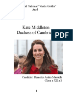 Kate Middleton Duchess of Cambridge: Colegiul National "Vasile Goldis" Arad