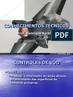 Aula III - Conhecimentos Técnicos - Controles de Vôo