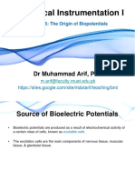 Lecure-5 The Origin of Biopotentials - 2