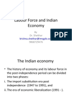 Labour Force and Indian Economy