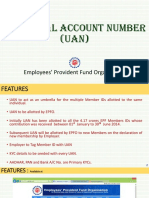 Universal Account Number (UAN) : Employees' Provident Fund Organisation