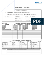 Nib Polypropylene Plastic Fittings Valves Msds