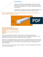 Dimensionamento Calha PDF