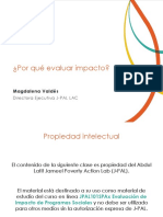 Presentacion 1 - Por Que Evaluar Impacto