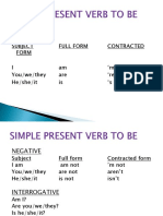 Clase 4-Gimenez-Verb To Be - Simple Present