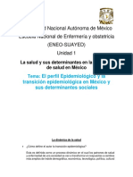 Activida 3 El Perfil Epidemiológico y La Transición Epidemiológica en México y Sus Determinantes Sociales de La Unidad 1