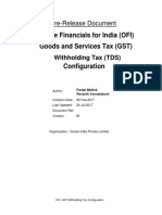 OFI GST Functional TDS Configuration Phase2