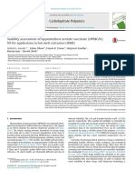 Stability Assessment of Hypromellose Acetate Succinate HPMCAS NF For Application in Hot Melt Extrusion HME