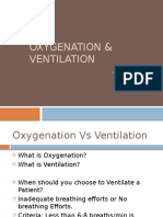 Oxygenation and Ventilation in ER