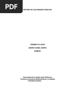 Historia de Las Finanzas Publicas