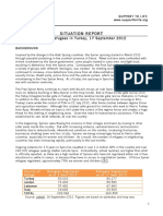 Syrian Refugees in Turkey Situation Report 17-09-2012 Support To Life