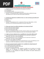 Cuestionario para Examen