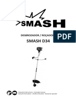 Manual Desbrozadora Smash D34