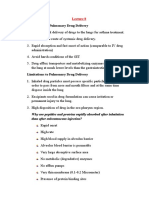 Advantages of Pulmonary Drug Delivery