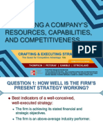 Evaluating A Company'S Resources, Capabilities, and Competitiveness