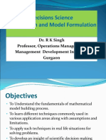 Dr. R K Singh Professor, Operations Management Management Development Institute, Gurgaon