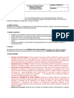 P-SGSST 53 Programa de Mantenimientos Preventivo y Correctivo