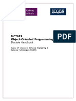 MCT619 - Syllabus Object Oriented Programming (Java)