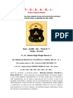 El Mensaje Iniciático, Filosófico y Moral Del Maestro Secreto