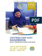 Contribution Rate Handbook Matrix TAPandSCP