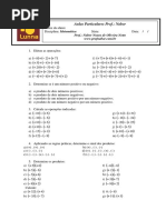 Operações Com Racionais