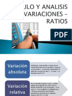 Analisis de Variaciones y Ratios 1