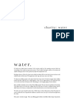 Charity Water Presskit