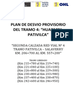 Plan de Desvio Provisorio - Tramo IV