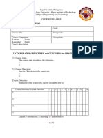 Syllabus OBE Template