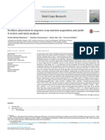 Nkebiwe Et Al 2016 Fertilizer Placement To Improve Crop Nutrient Acquisition and Yield - A Review and Meta-Analysis