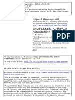 Environmental Impact Assessment by L W Canter PDF